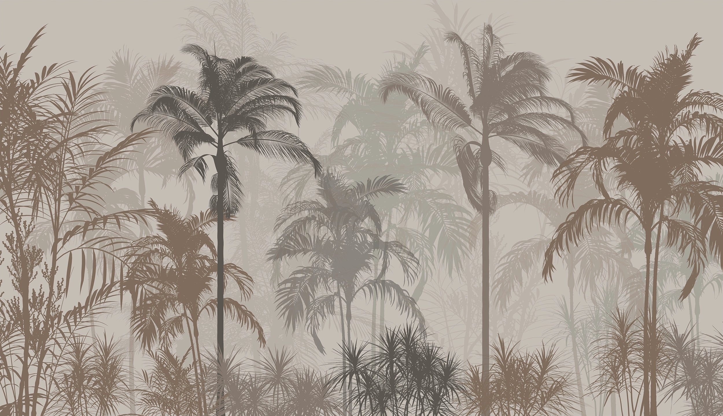 Papier peint Tendance Arbres Tropicaux