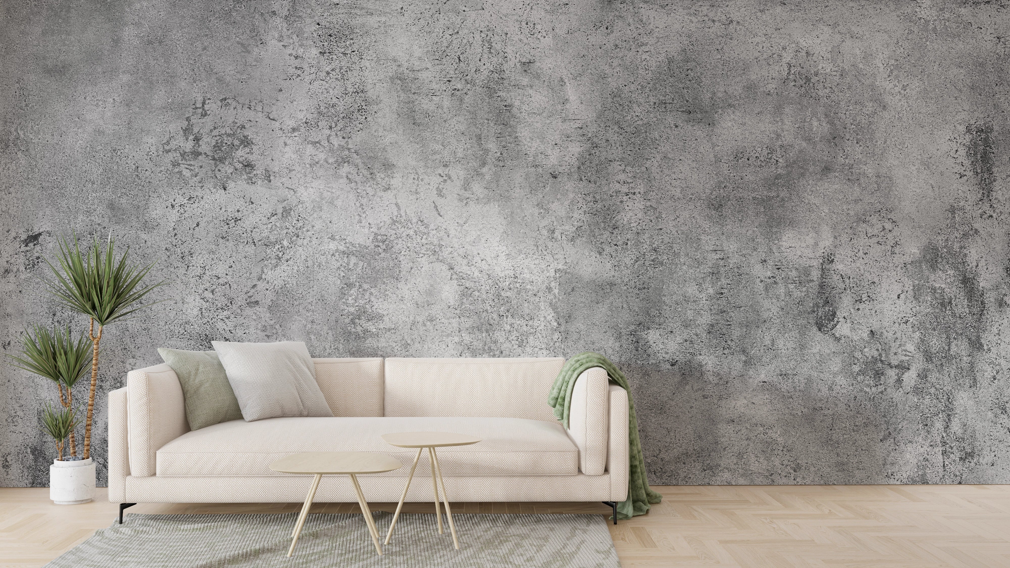 Concrete imitation wallpaper