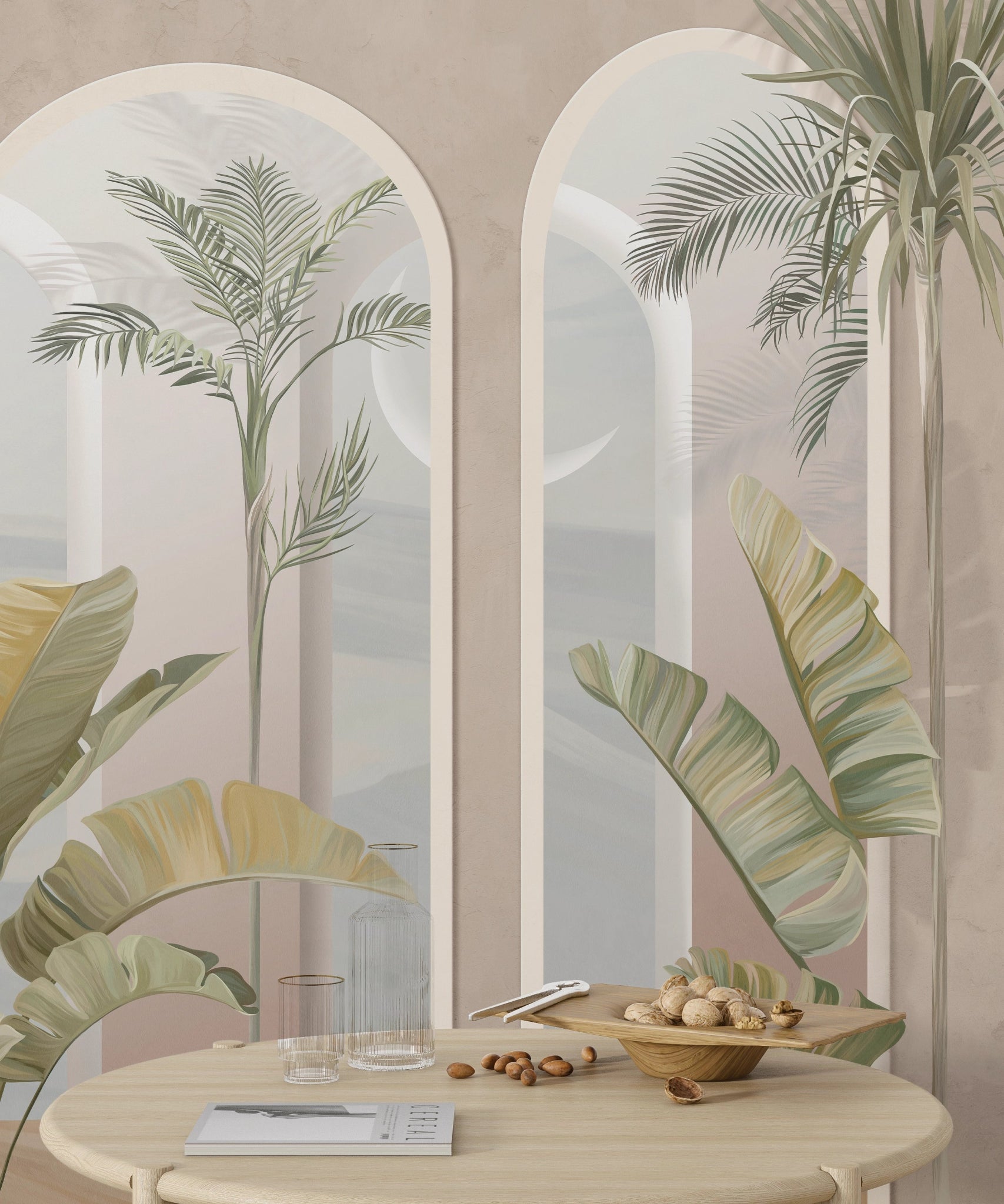 Papier Peint Arche Jungle Tropicale - Kam & Leon