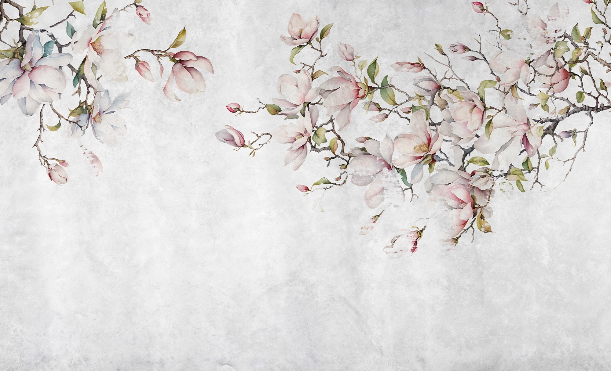 Flowering tree branch wallpaper