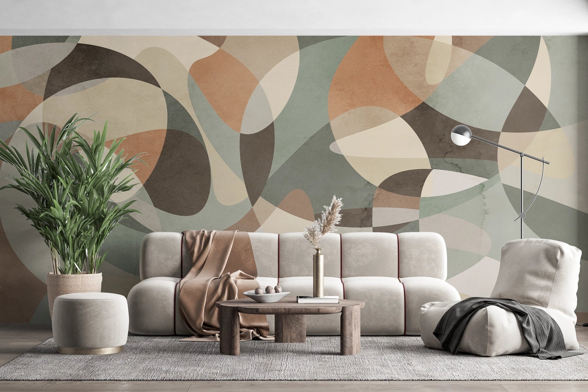 Papier peint geometric art - Kam & Leon