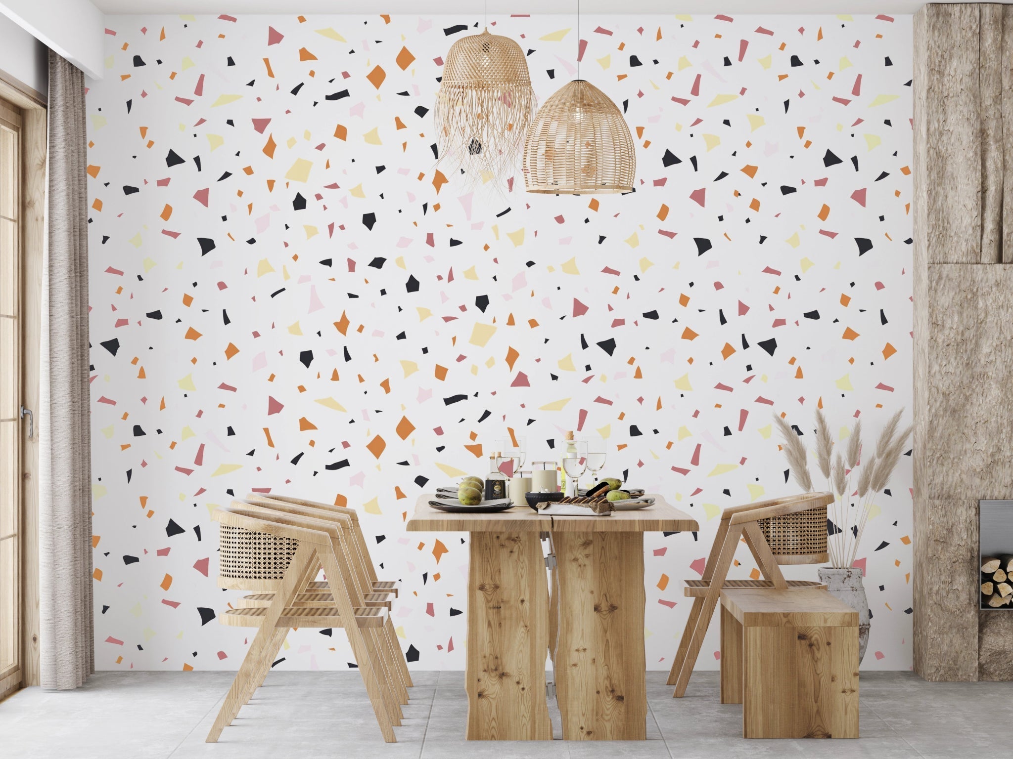 Papier Peint imitation Terrazzo - Kam & Leon