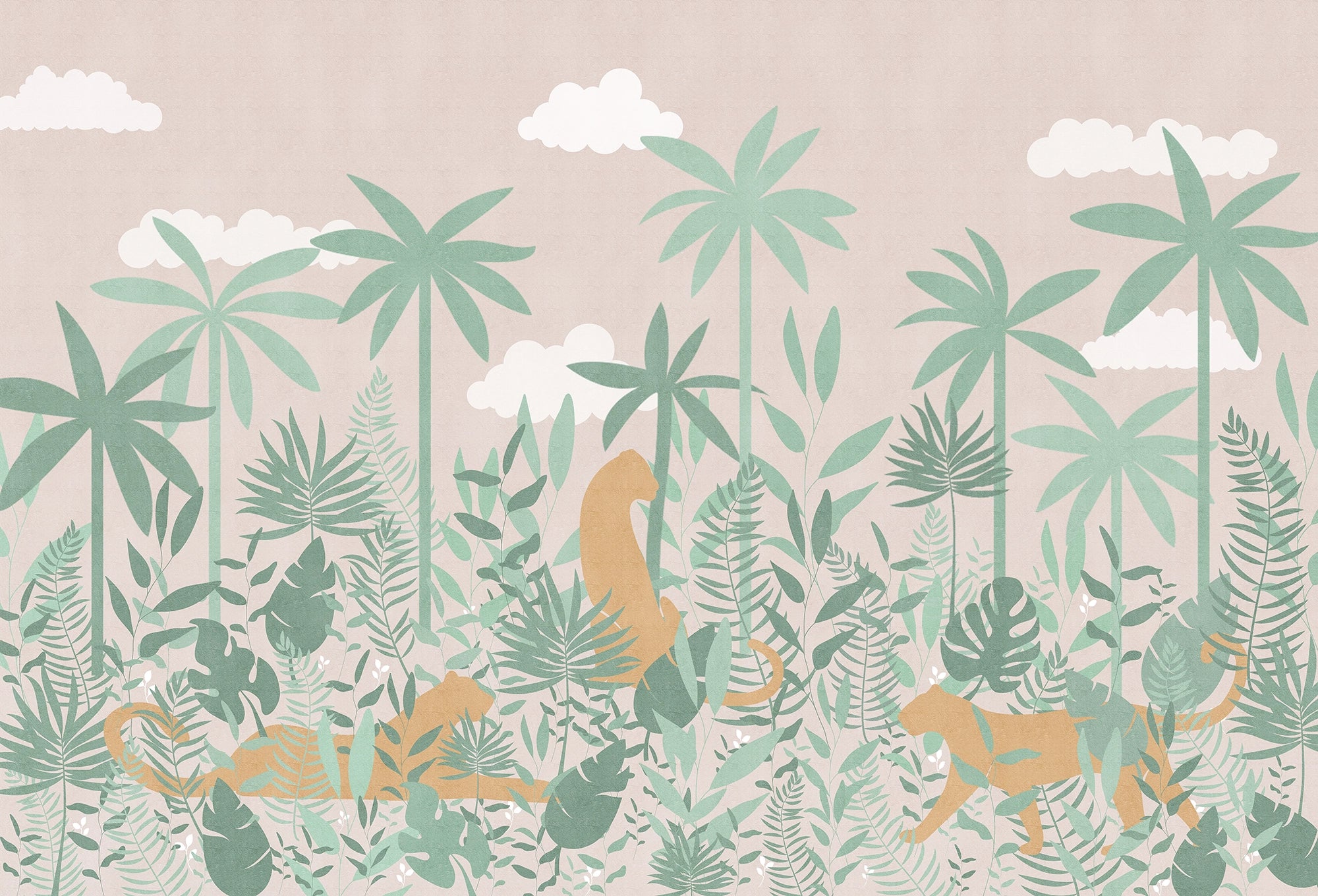 Panoramic Wallpaper: Tropical and Wildlife